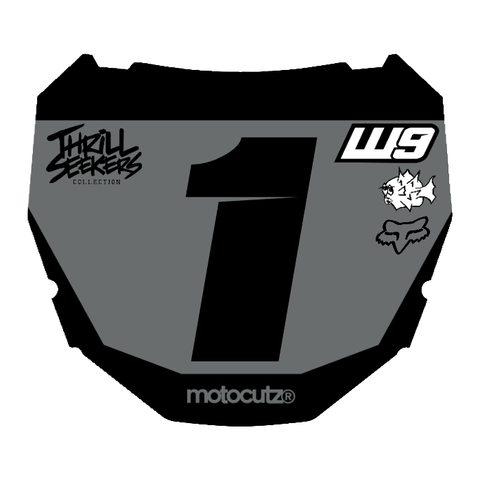 CUSTOM ODI NUMBER PLATE DECAL