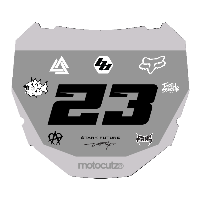 CUSTOM ODI NUMBER PLATE DECAL