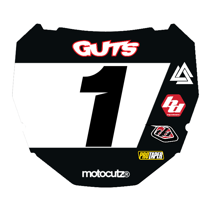 CUSTOM ODI NUMBER PLATE DECAL