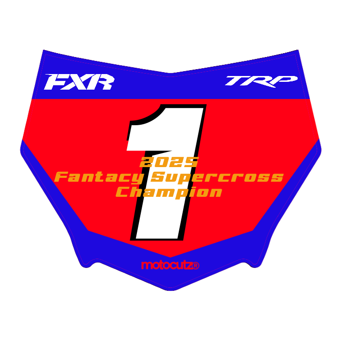 CUSTOM MOTOCUTZ FRONT PLATE DECAL