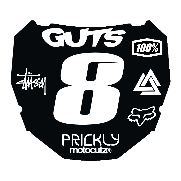 CUSTOM ODI NUMBER PLATE DECAL