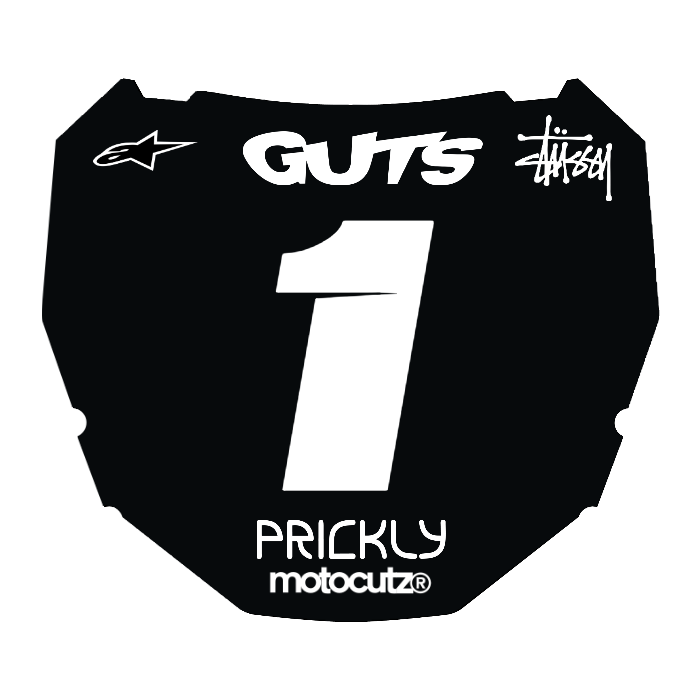 CUSTOM ODI NUMBER PLATE DECAL