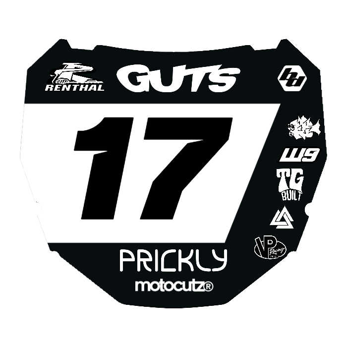 CUSTOM ODI NUMBER PLATE DECAL