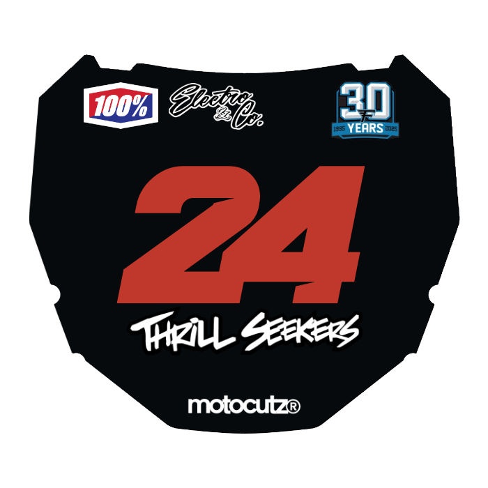CUSTOM ODI NUMBER PLATE DECAL