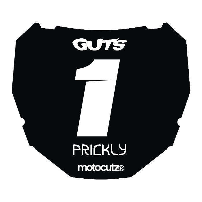 CUSTOM ODI NUMBER PLATE DECAL