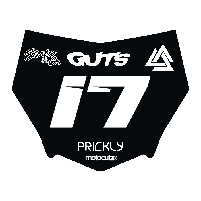 CUSTOM MOTOCUTZ FRONT PLATE DECAL