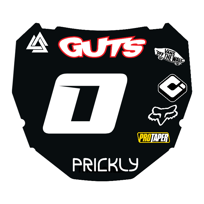 CUSTOM ODI NUMBER PLATE DECAL