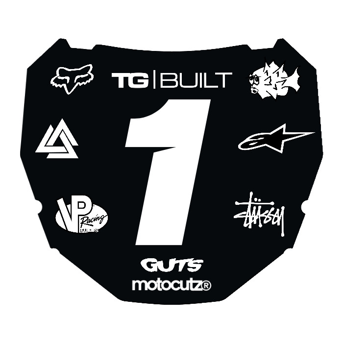CUSTOM ODI NUMBER PLATE DECAL