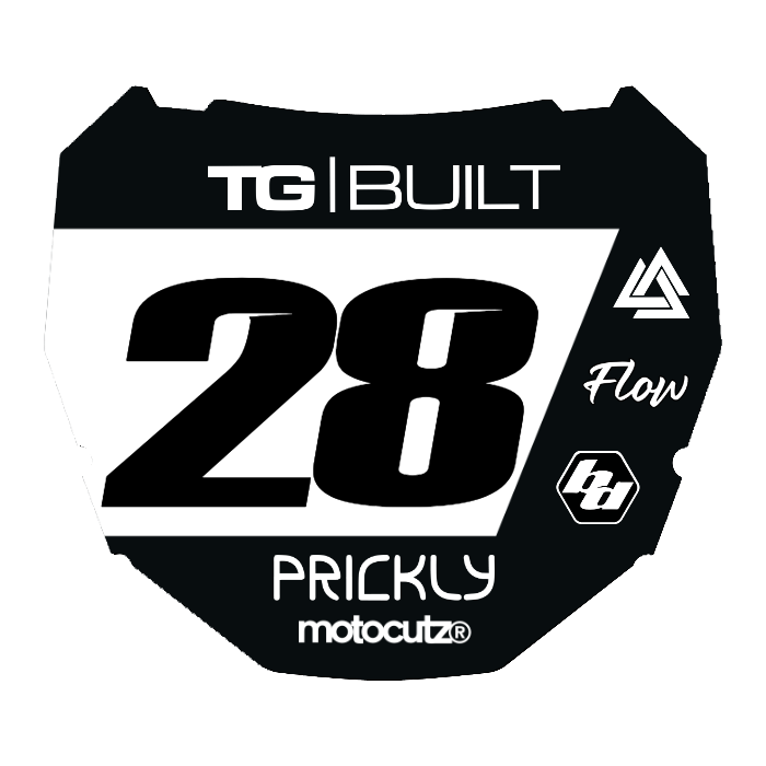 CUSTOM ODI NUMBER PLATE DECAL