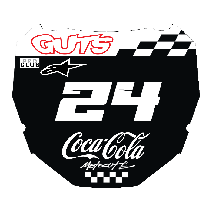 CUSTOM ODI NUMBER PLATE DECAL