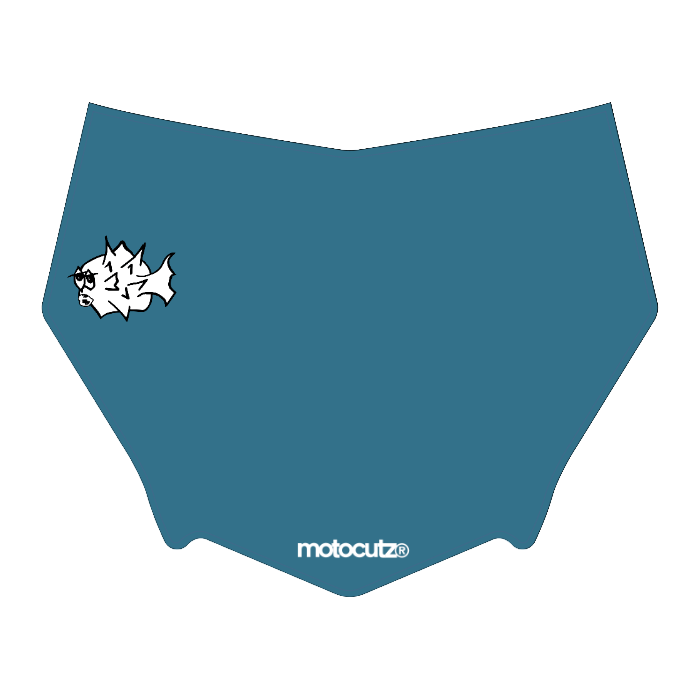 CUSTOM MOTOCUTZ FRONT PLATE DECAL
