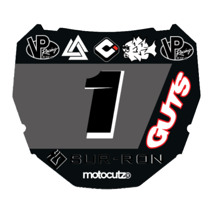 CUSTOM ODI NUMBER PLATE DECAL