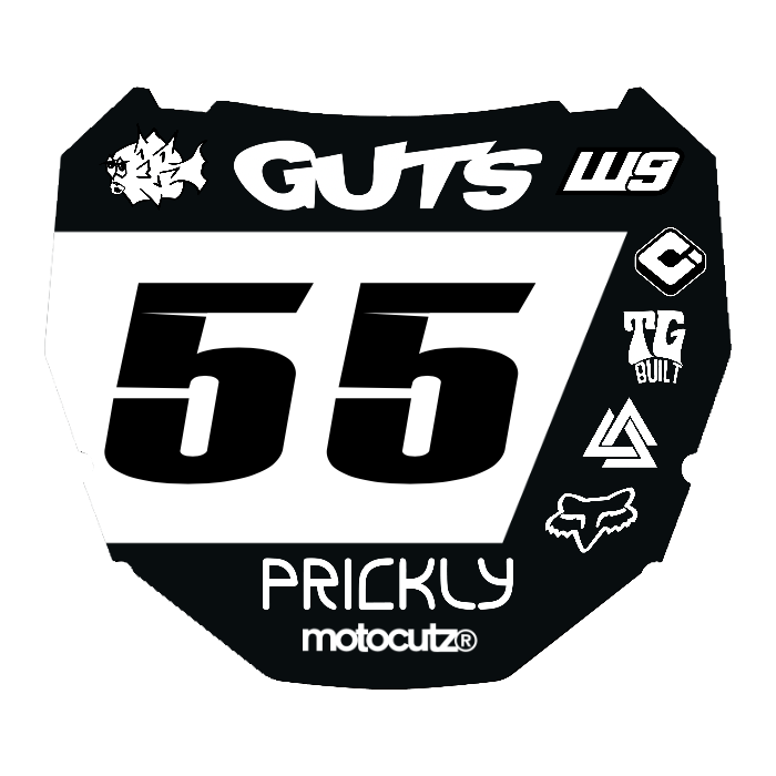 CUSTOM ODI NUMBER PLATE DECAL