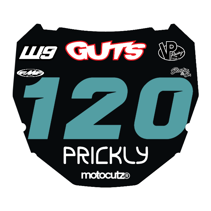 CUSTOM ODI NUMBER PLATE DECAL