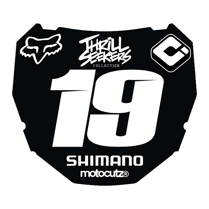 CUSTOM ODI NUMBER PLATE DECAL