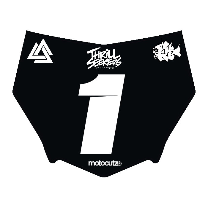 CUSTOM MOTOCUTZ FRONT PLATE DECAL