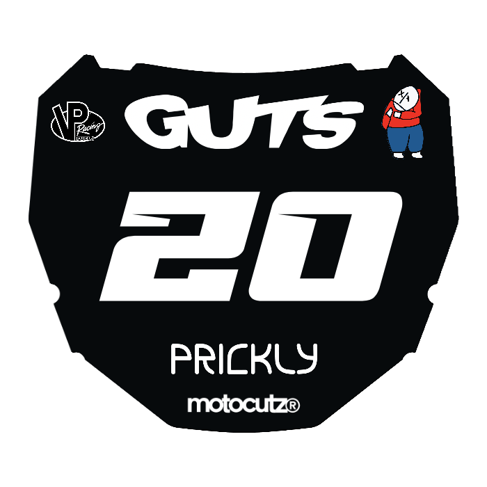 CUSTOM ODI NUMBER PLATE DECAL