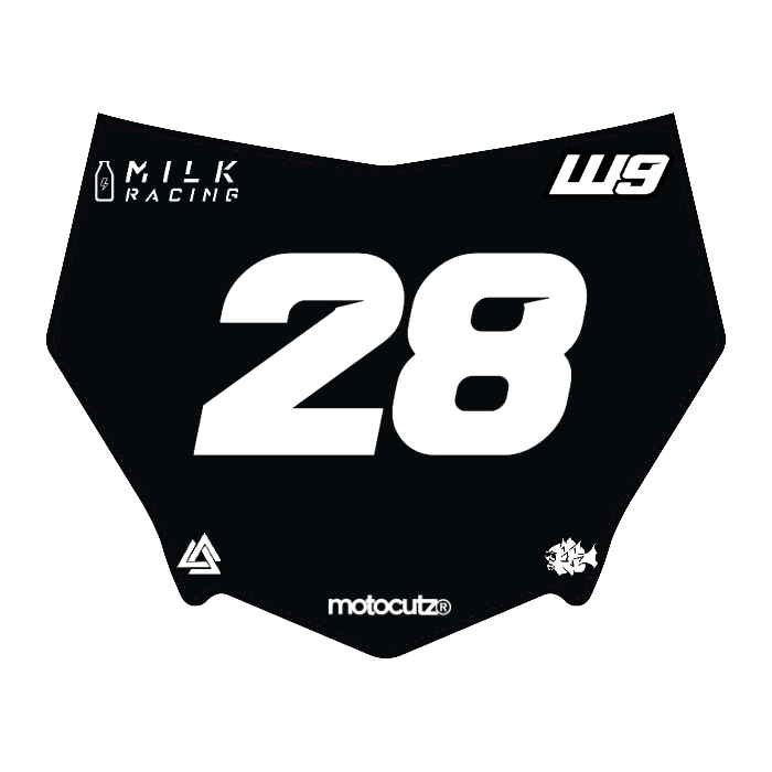CUSTOM MOTOCUTZ FRONT PLATE DECAL