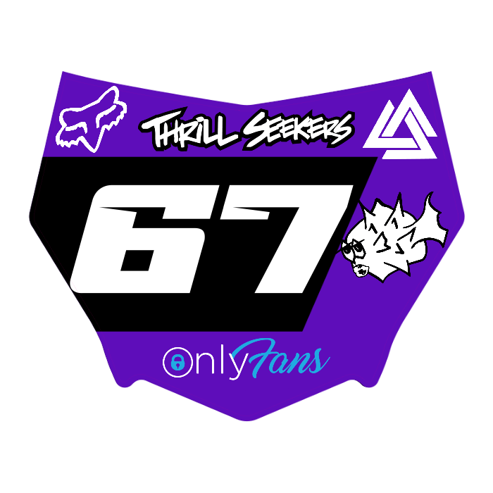 CUSTOM MOTOCUTZ FRONT PLATE DECAL