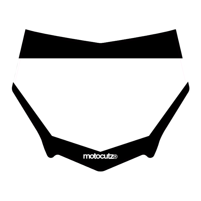 CUSTOM MOTOCUTZ FRONT PLATE DECAL