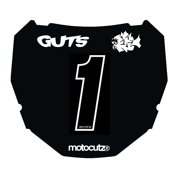 CUSTOM ODI NUMBER PLATE DECAL