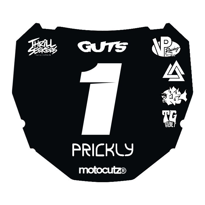 CUSTOM ODI NUMBER PLATE DECAL