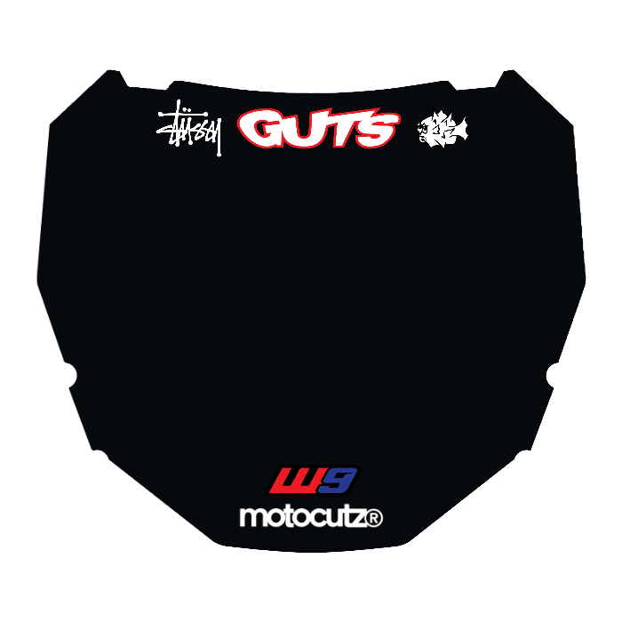 CUSTOM ODI NUMBER PLATE DECAL