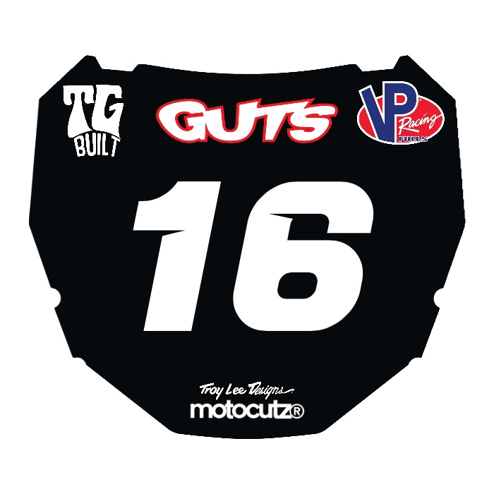 CUSTOM ODI NUMBER PLATE DECAL