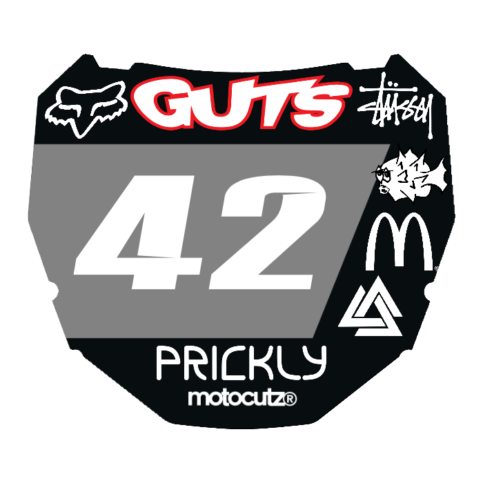 CUSTOM ODI NUMBER PLATE DECAL