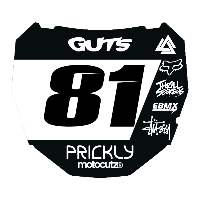 CUSTOM ODI NUMBER PLATE DECAL