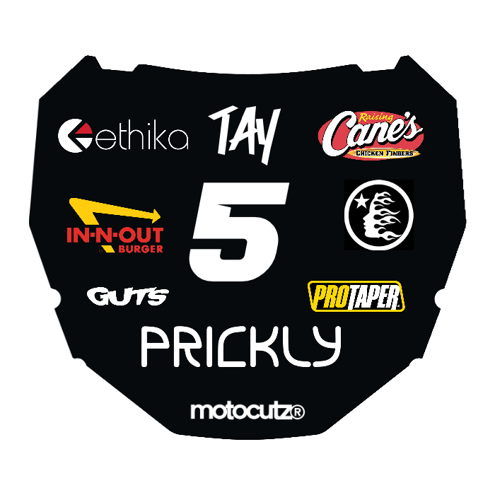 CUSTOM ODI NUMBER PLATE DECAL