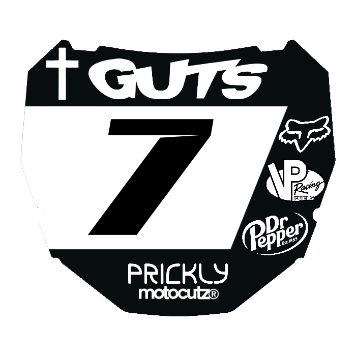 CUSTOM ODI NUMBER PLATE DECAL