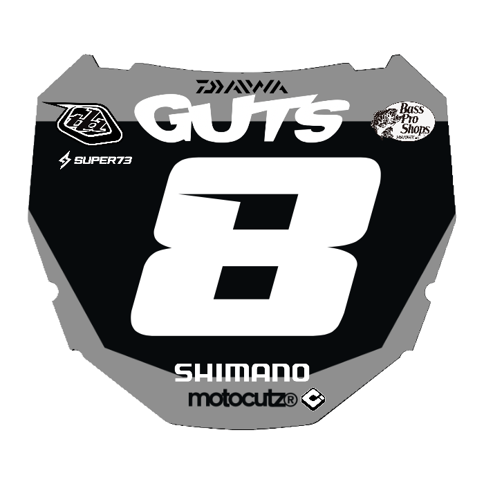 CUSTOM ODI NUMBER PLATE DECAL