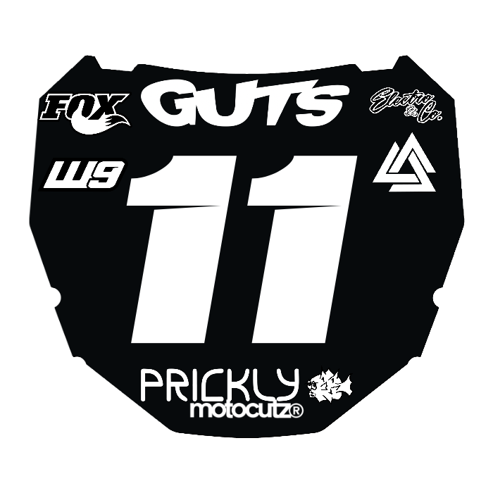 CUSTOM ODI NUMBER PLATE DECAL