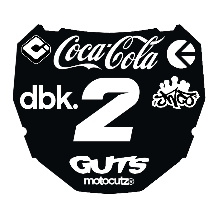 CUSTOM ODI NUMBER PLATE DECAL