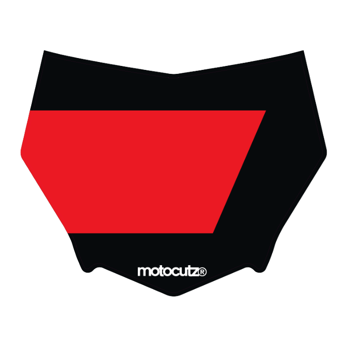 CUSTOM MOTOCUTZ FRONT PLATE DECAL