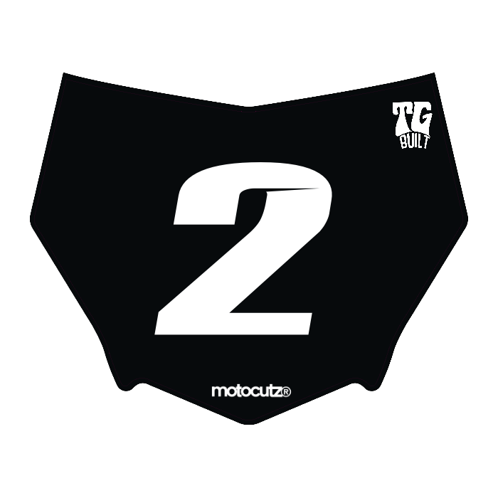 CUSTOM MOTOCUTZ FRONT PLATE DECAL