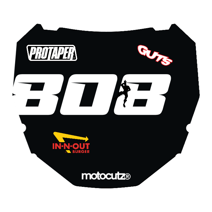 CUSTOM ODI NUMBER PLATE DECAL