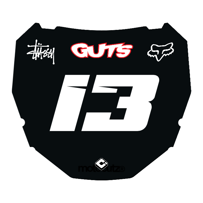 CUSTOM ODI NUMBER PLATE DECAL
