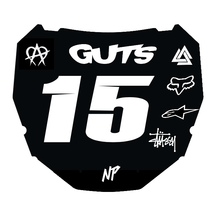 CUSTOM ODI NUMBER PLATE DECAL
