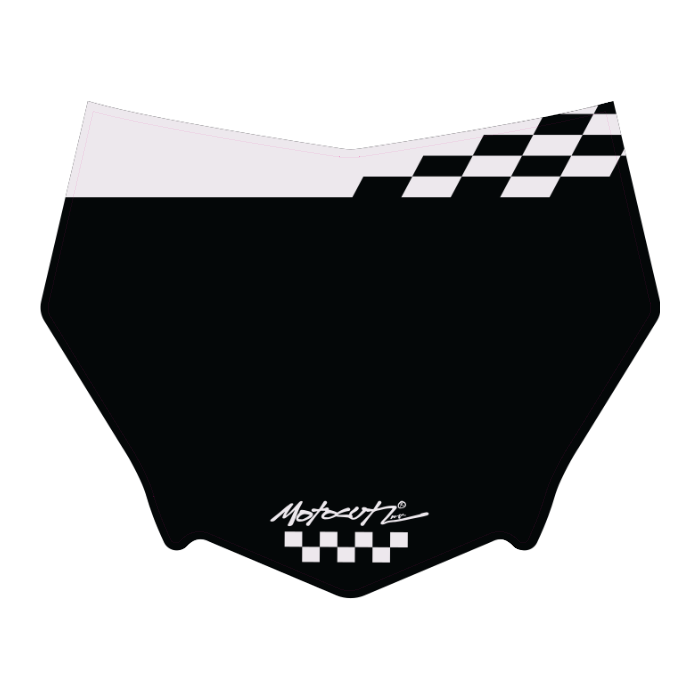 CUSTOM MOTOCUTZ FRONT PLATE DECAL