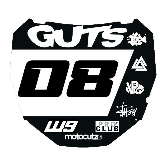 CUSTOM ODI NUMBER PLATE DECAL