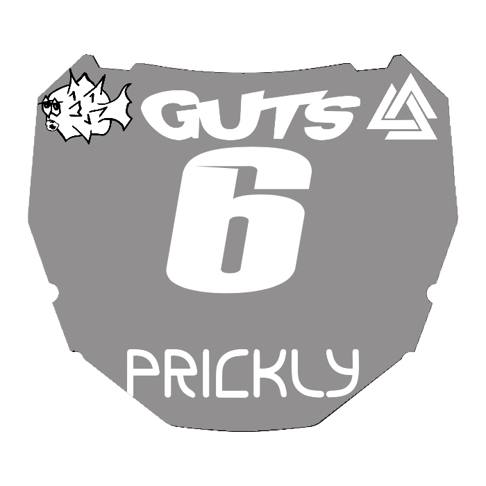 CUSTOM ODI NUMBER PLATE DECAL