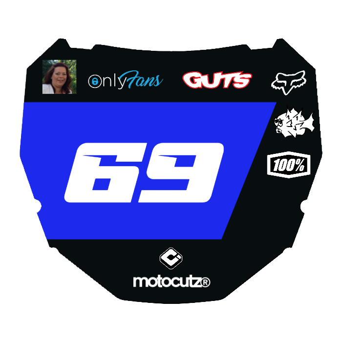 CUSTOM ODI NUMBER PLATE DECAL