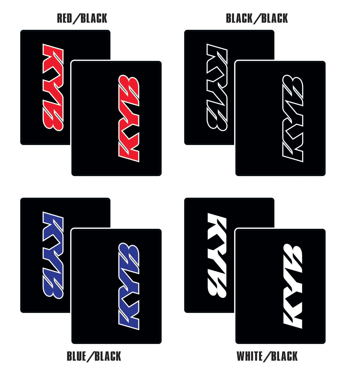 KYB FORK DECALS