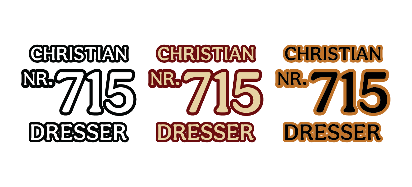 JERSEY LETTERING STYLE 3