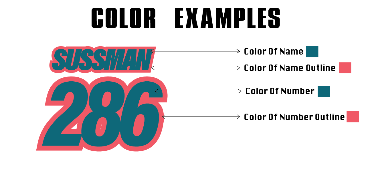 JERSEY LETTERING STYLE 1