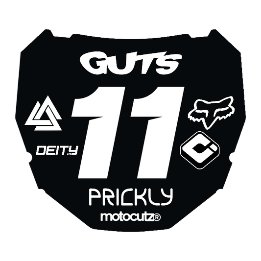 CUSTOM ODI NUMBER PLATE DECAL
