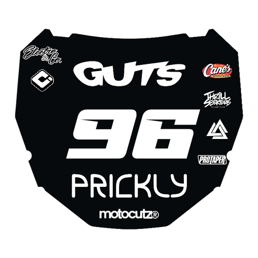 CUSTOM ODI NUMBER PLATE DECAL