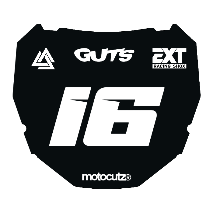 CUSTOM ODI NUMBER PLATE DECAL